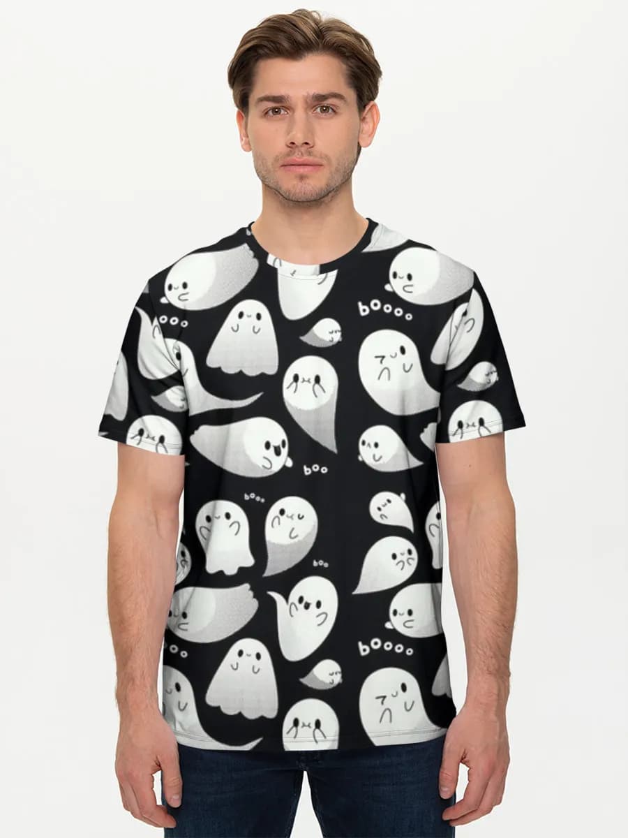 Camiseta básica de algodón para hombre