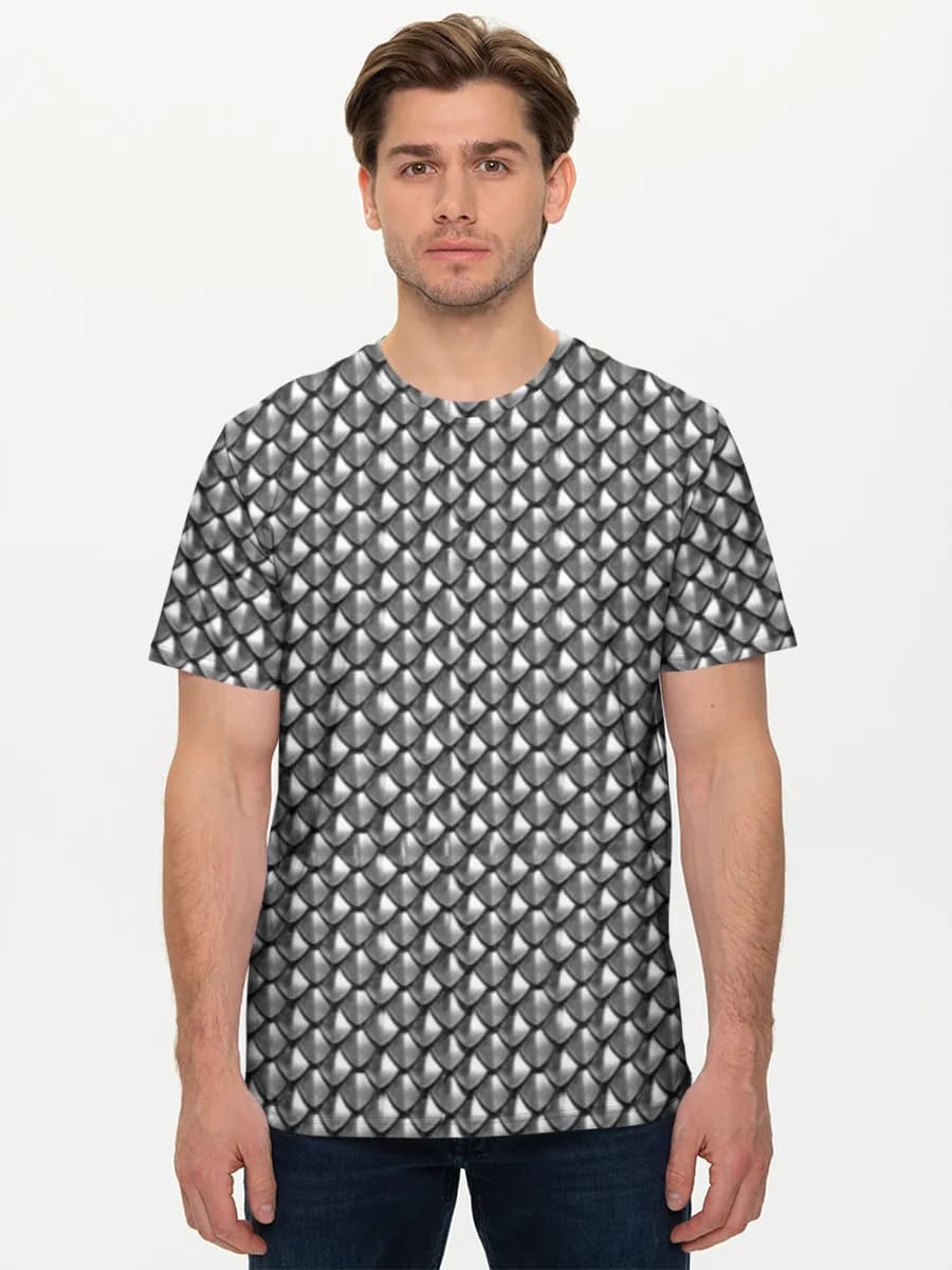 Camiseta básica de algodón para hombre