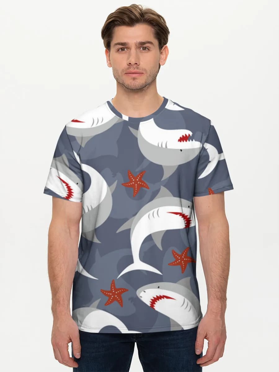 Men's basic cotton T-shirt