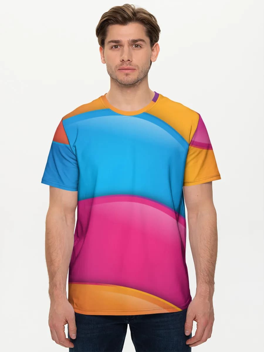 Men's basic cotton T-shirt