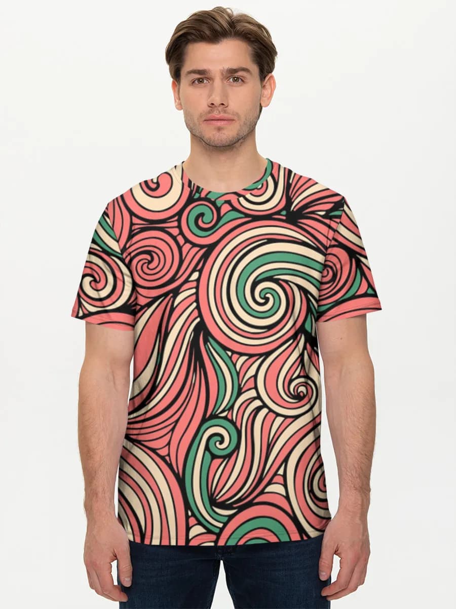 Men's basic cotton T-shirt