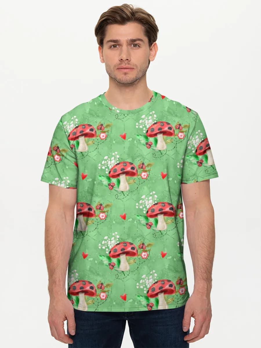 Men's basic cotton T-shirt
