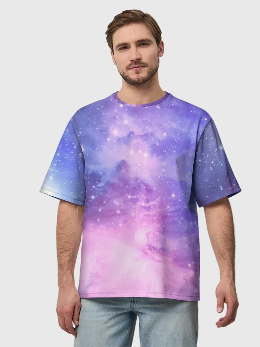 Men's oversized cotton T-shirt