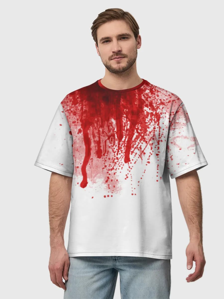 Men's oversized cotton T-shirt