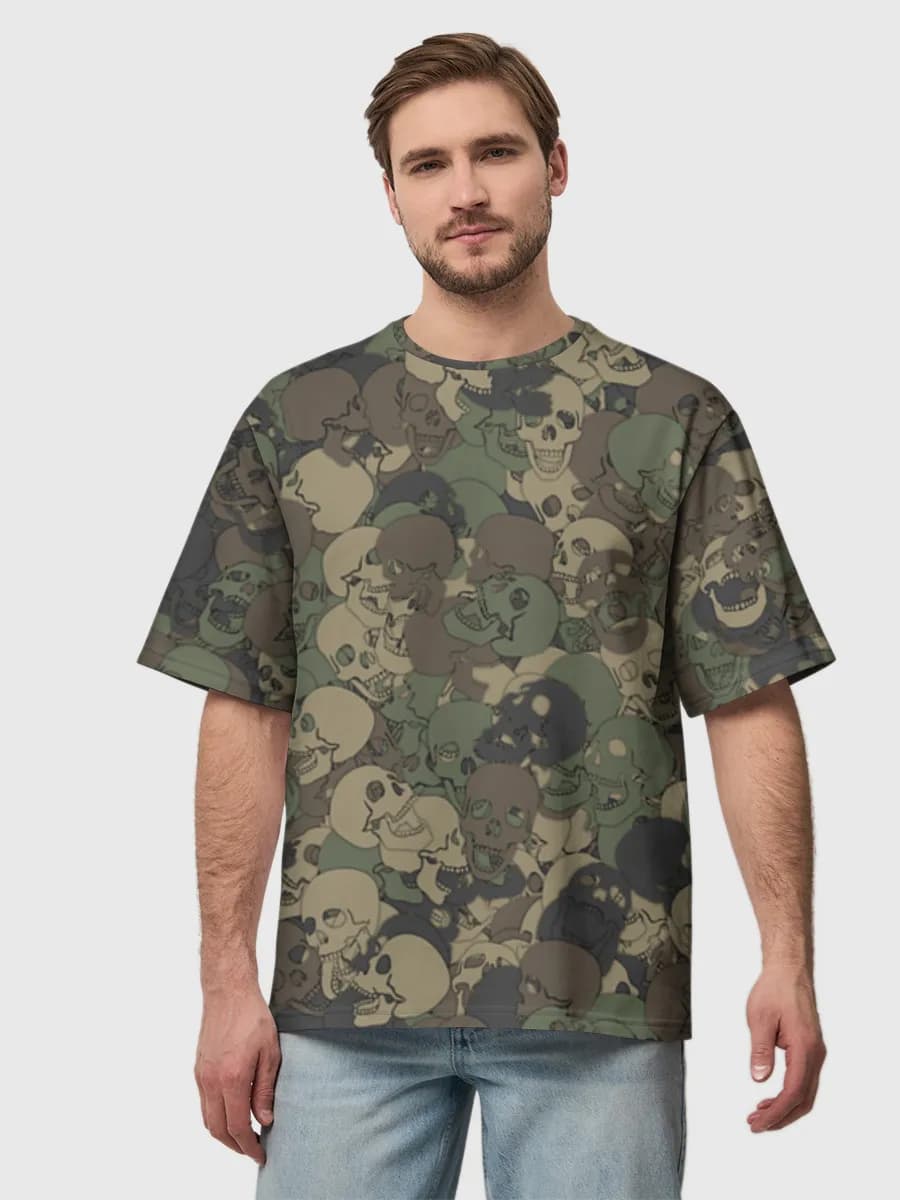 Men's oversized cotton T-shirt