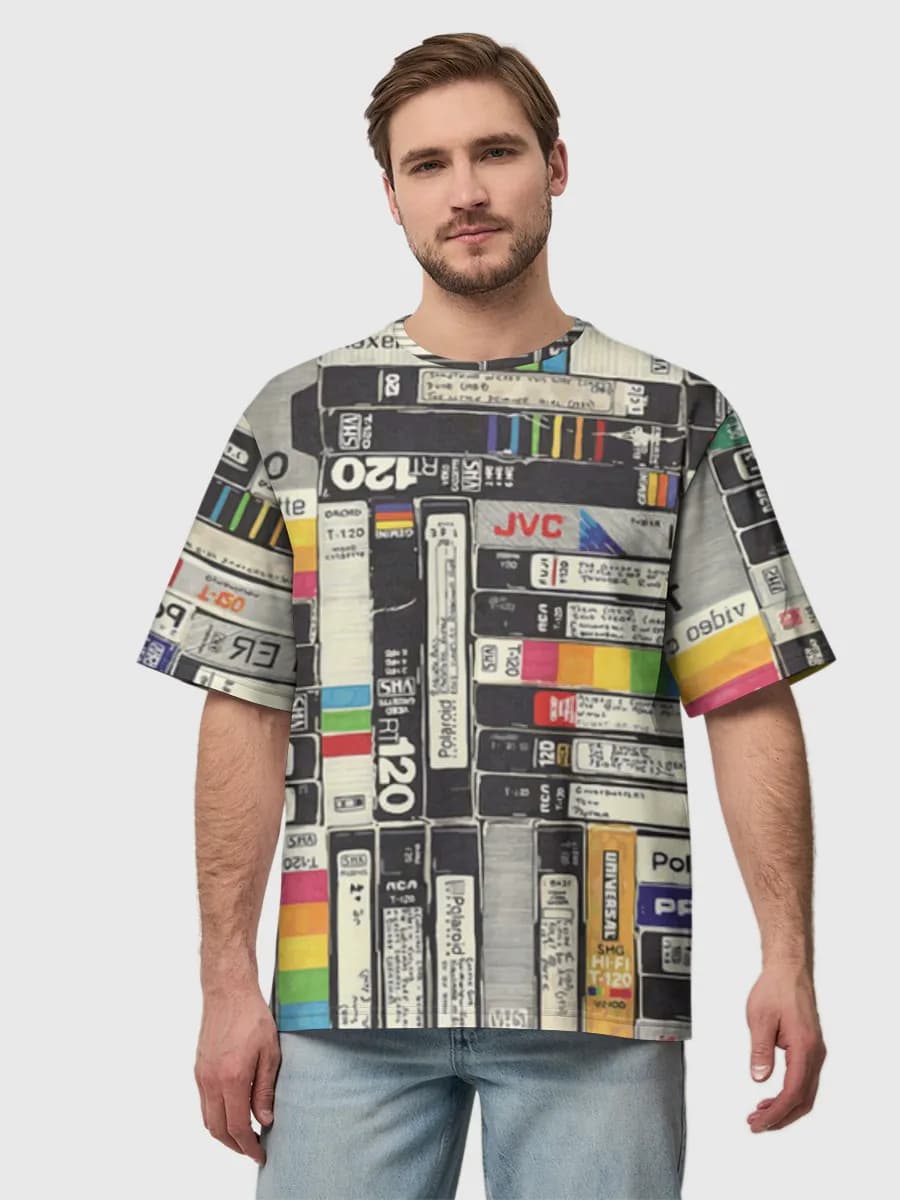 Men's oversized cotton T-shirt