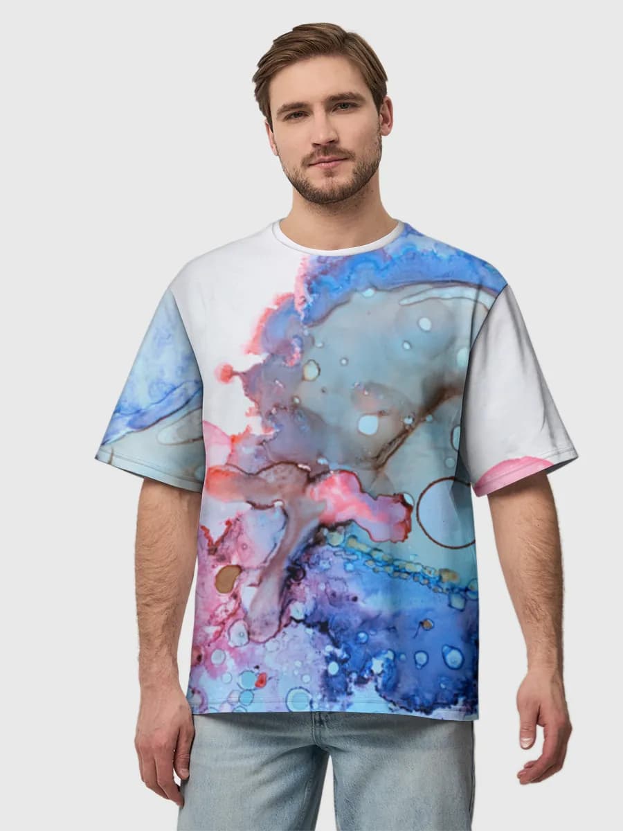 Men's oversized cotton T-shirt
