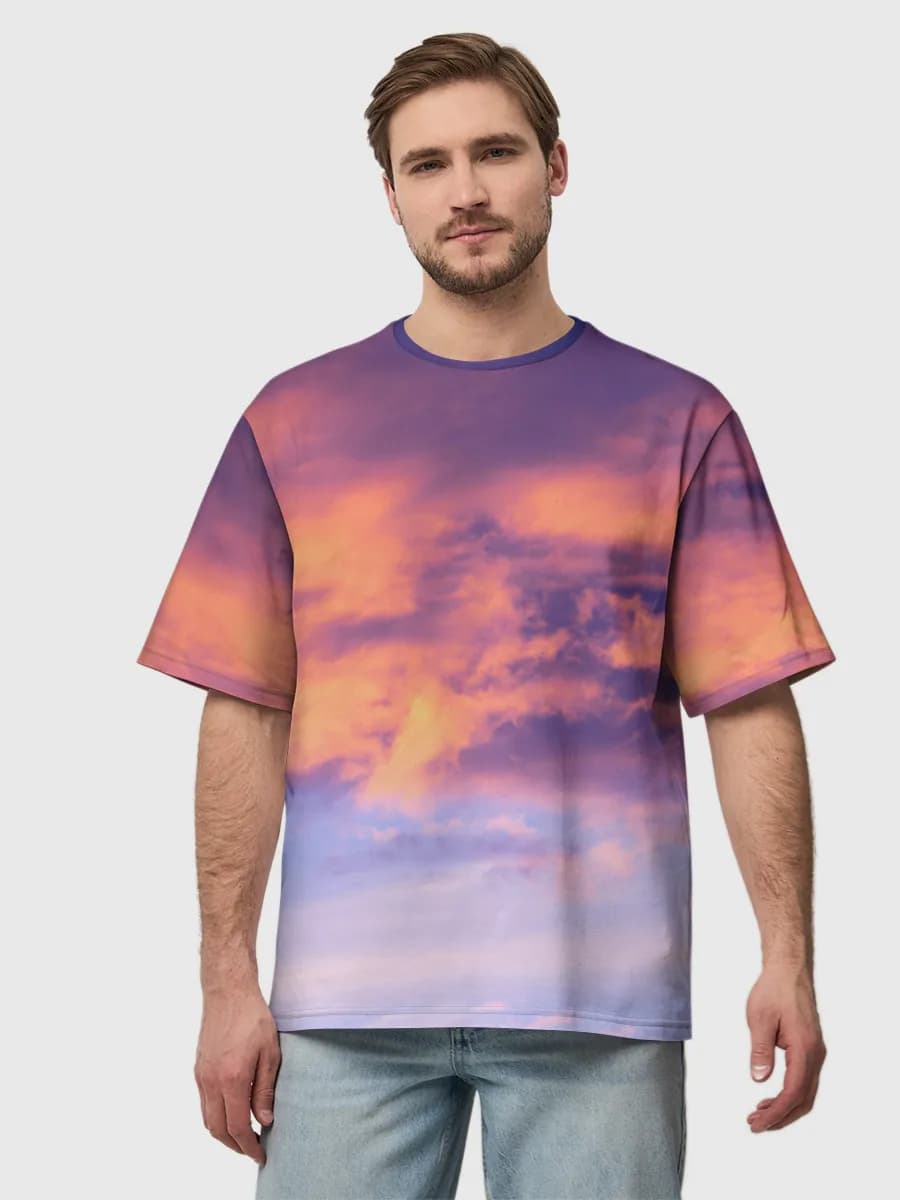 Men's oversized cotton T-shirt