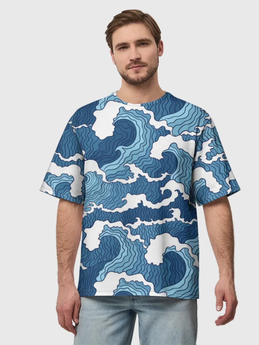 Men's oversized cotton T-shirt