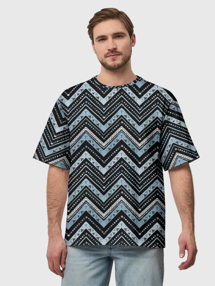Men's oversized cotton T-shirt