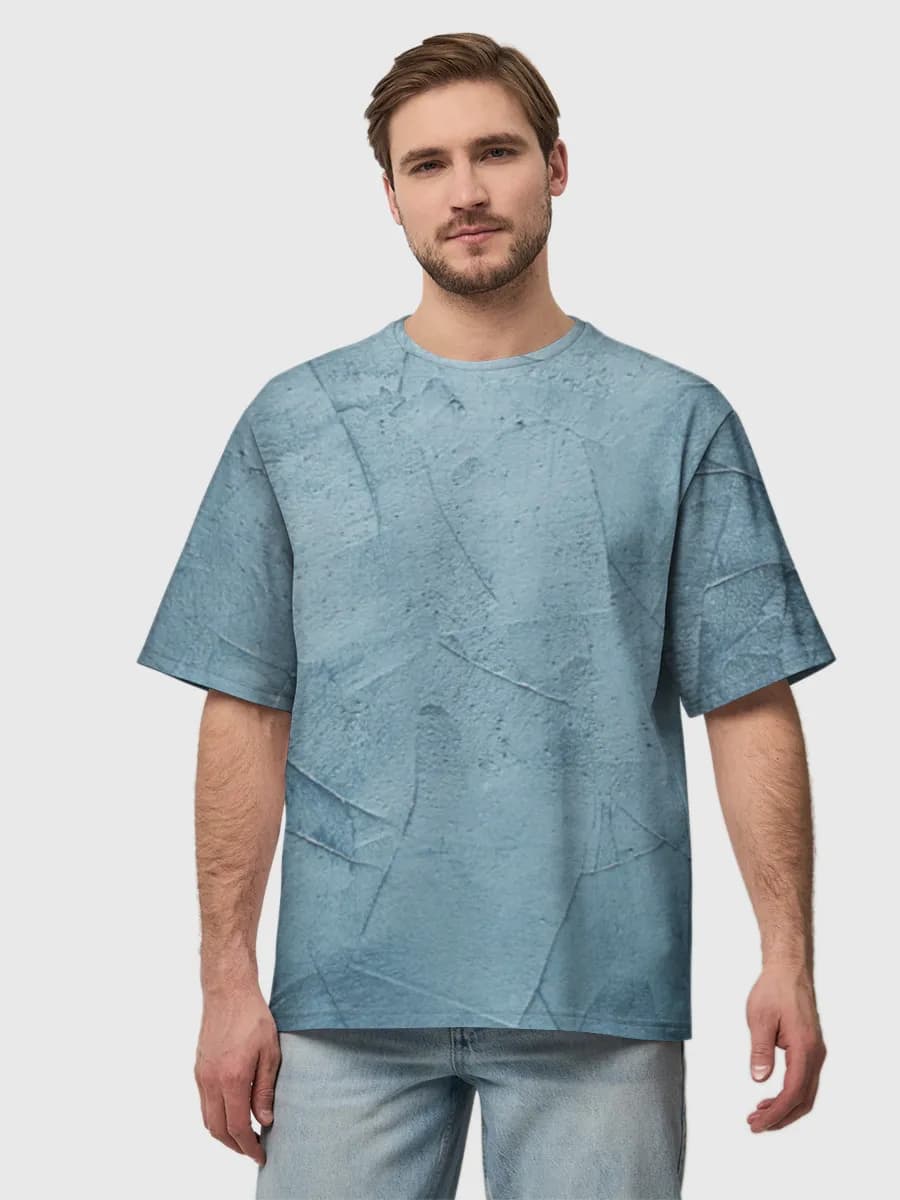 メンズ ビッグシルエット コットンTシャツ