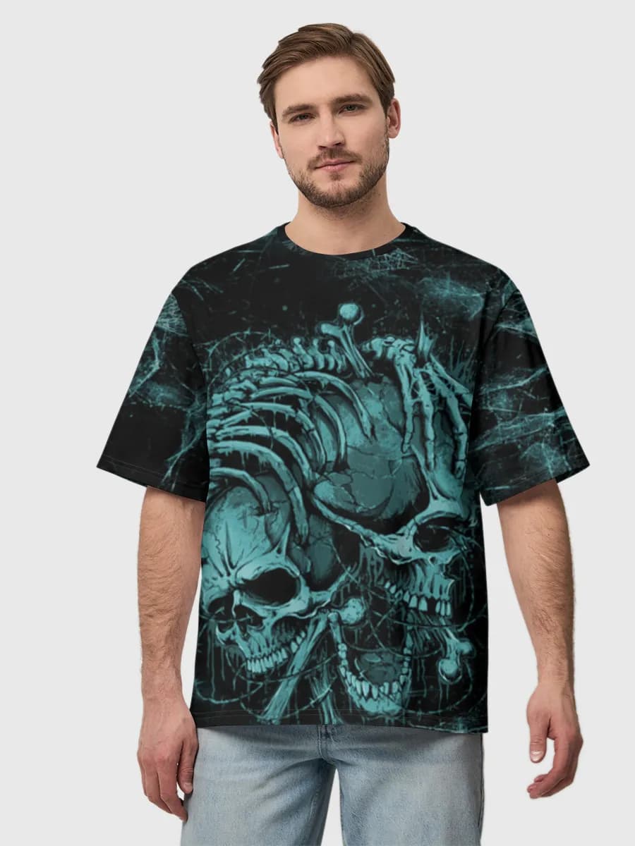 Men's oversized cotton T-shirt