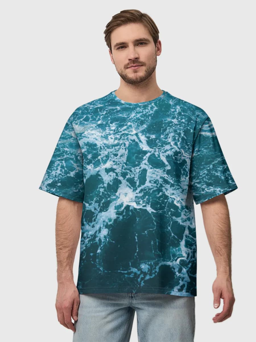Men's oversized cotton T-shirt
