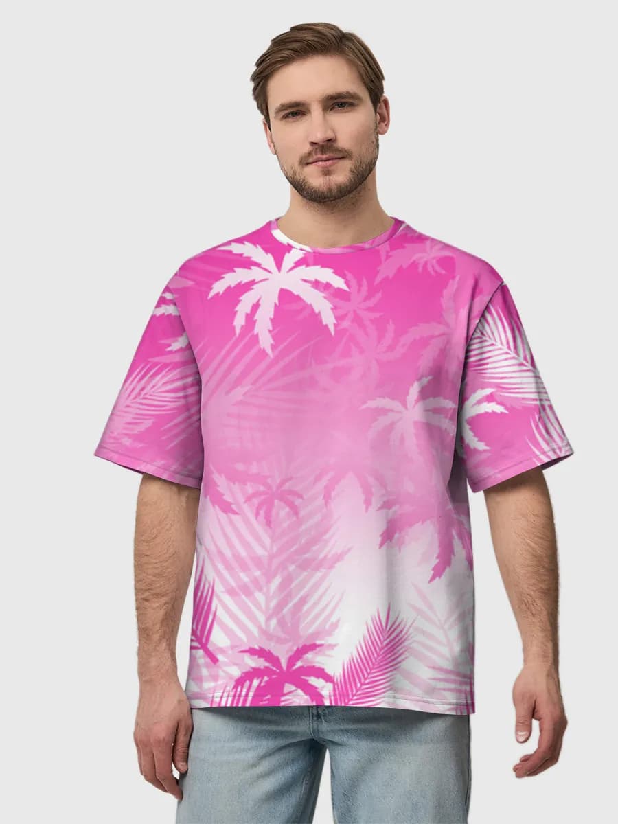 Men's oversized cotton T-shirt