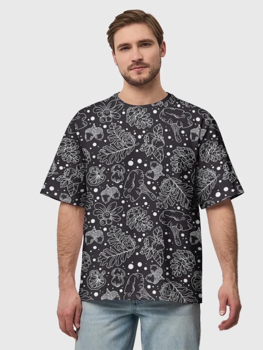 Men's oversized cotton T-shirt