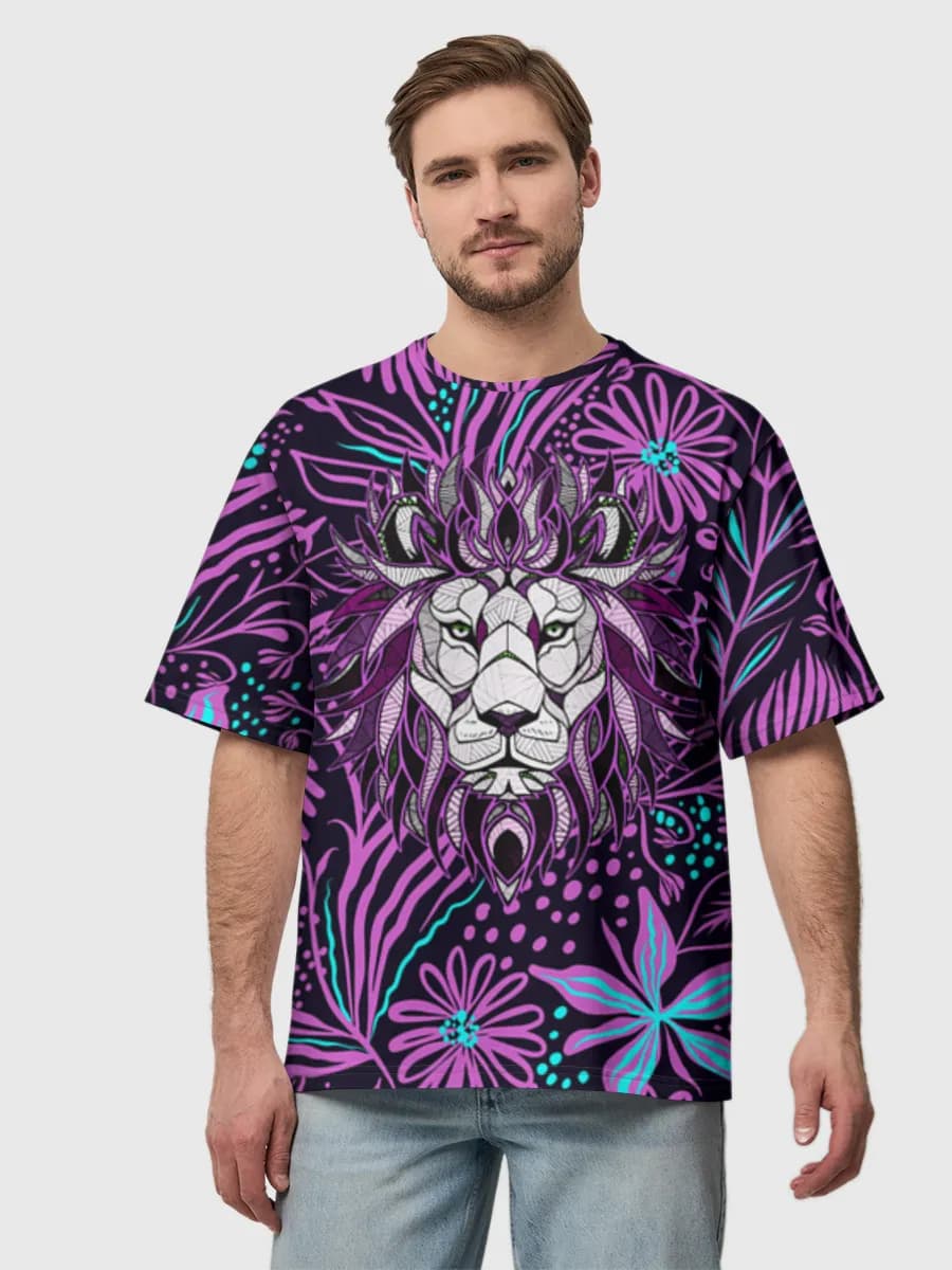 Men's oversized cotton T-shirt