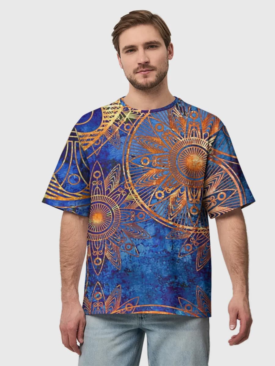 Men's oversized cotton T-shirt