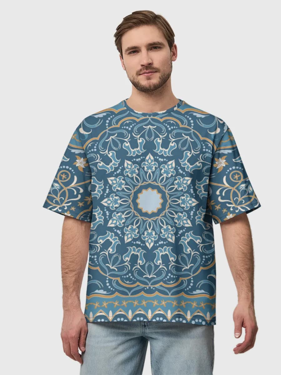Men's oversized cotton T-shirt