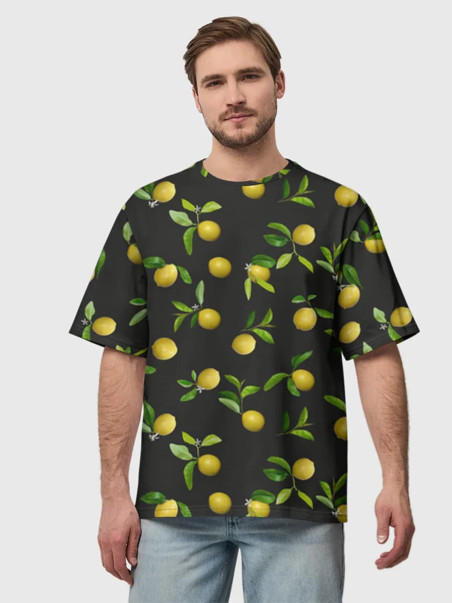 Men's oversized cotton T-shirt