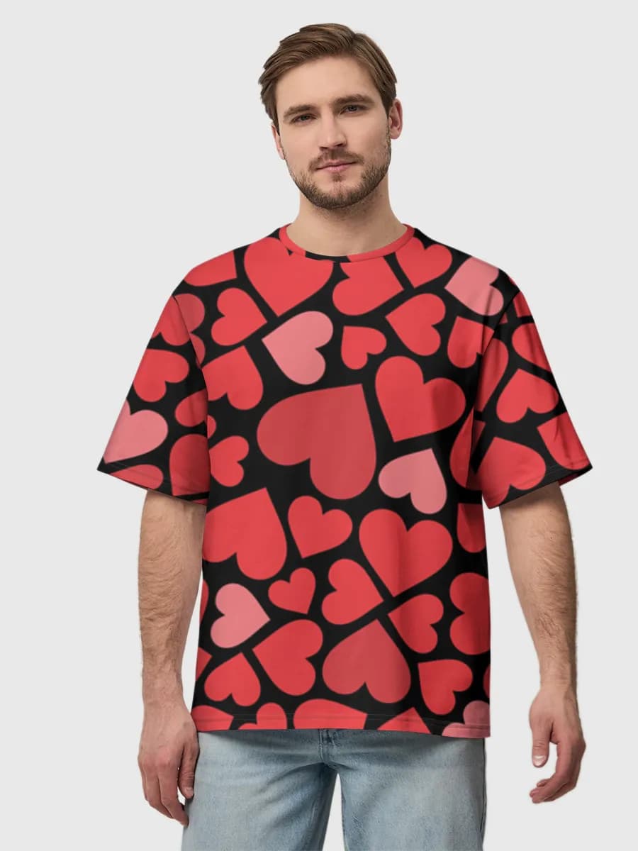 メンズ ビッグシルエット コットンTシャツ