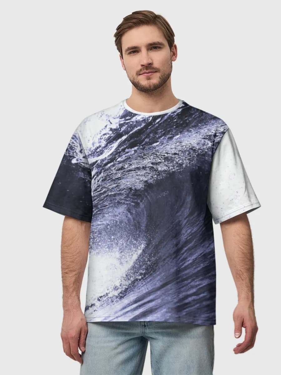 Men's oversized cotton T-shirt