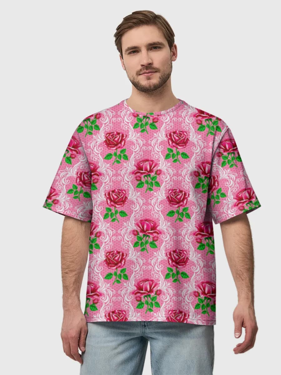 Men's oversized cotton T-shirt