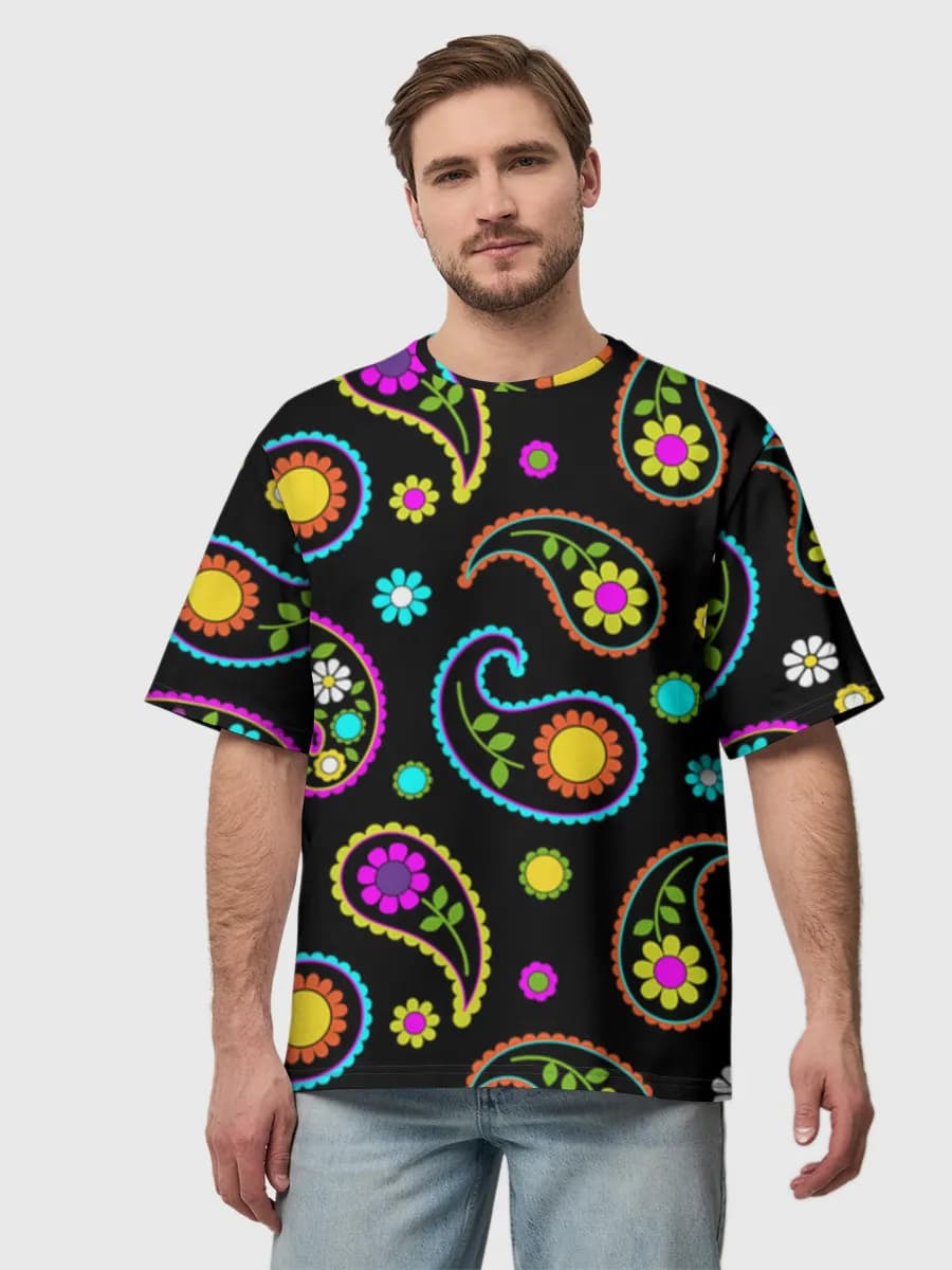 Herren Oversized Baumwoll T-Shirt