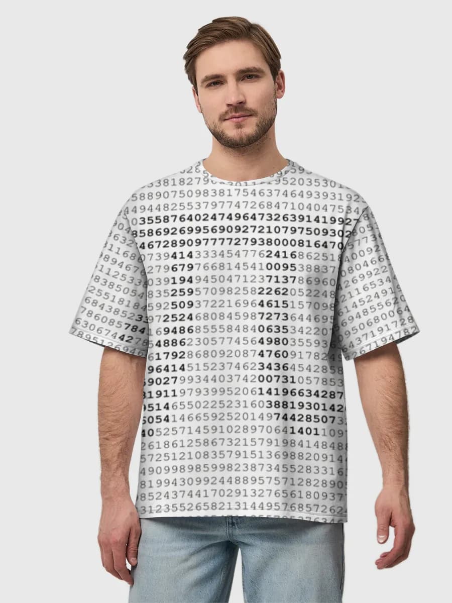 メンズ ビッグシルエット コットンTシャツ