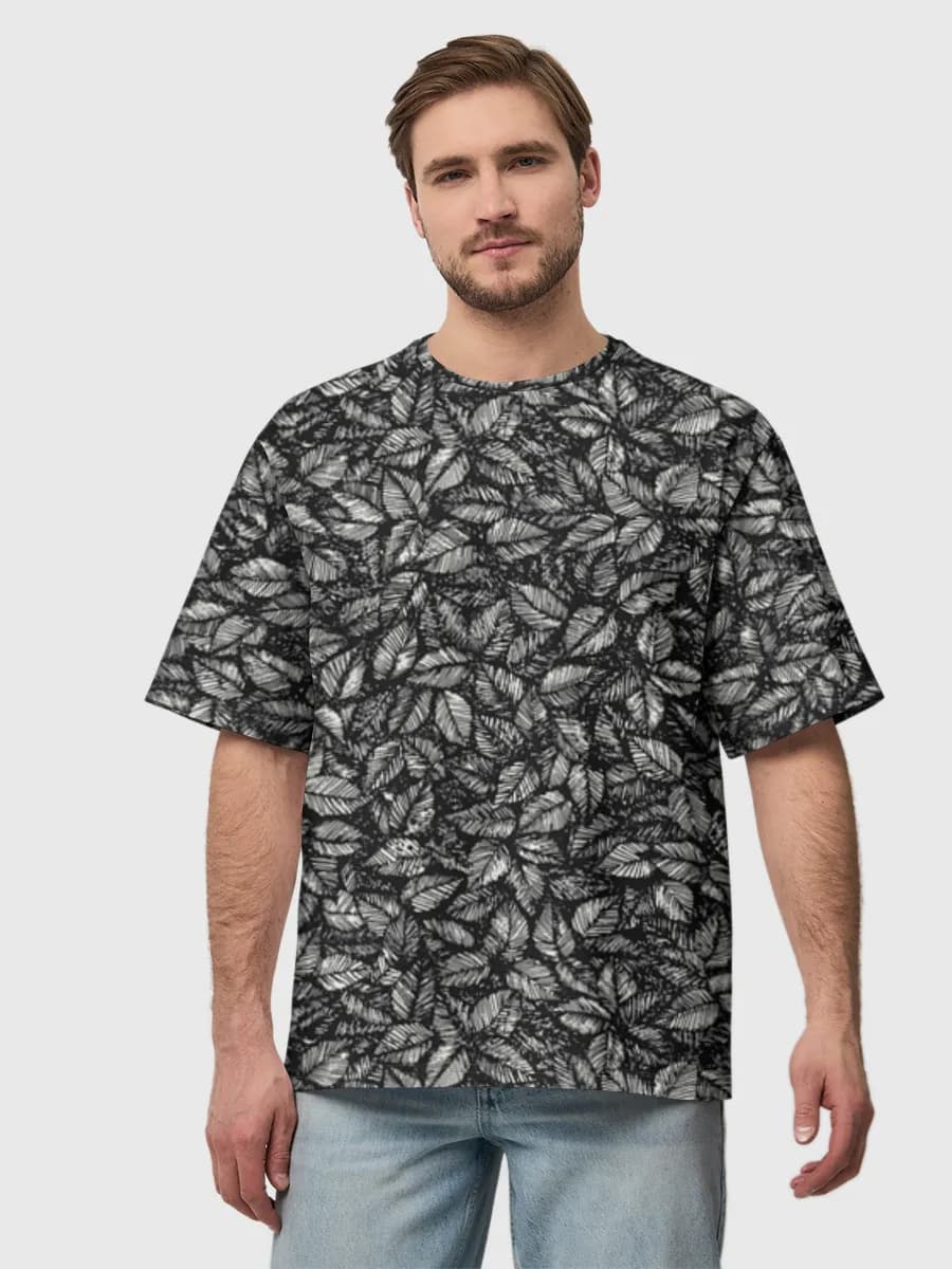 メンズ ビッグシルエット コットンTシャツ