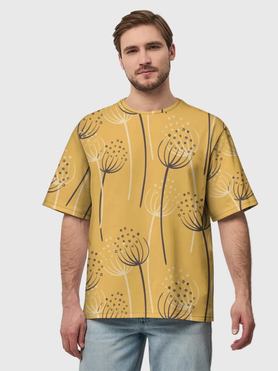 Herren Oversized Baumwoll T-Shirt