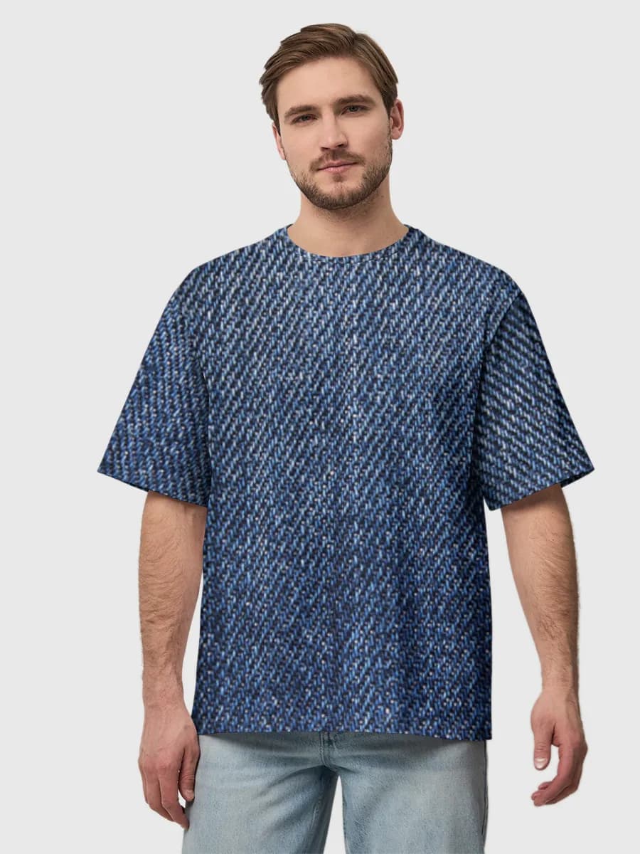 Men's oversized cotton T-shirt