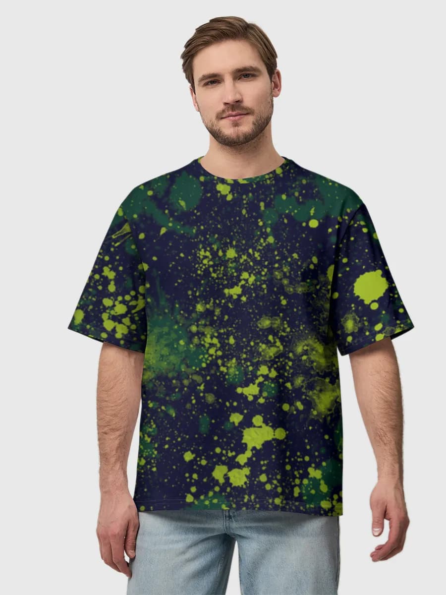 Men's oversized cotton T-shirt