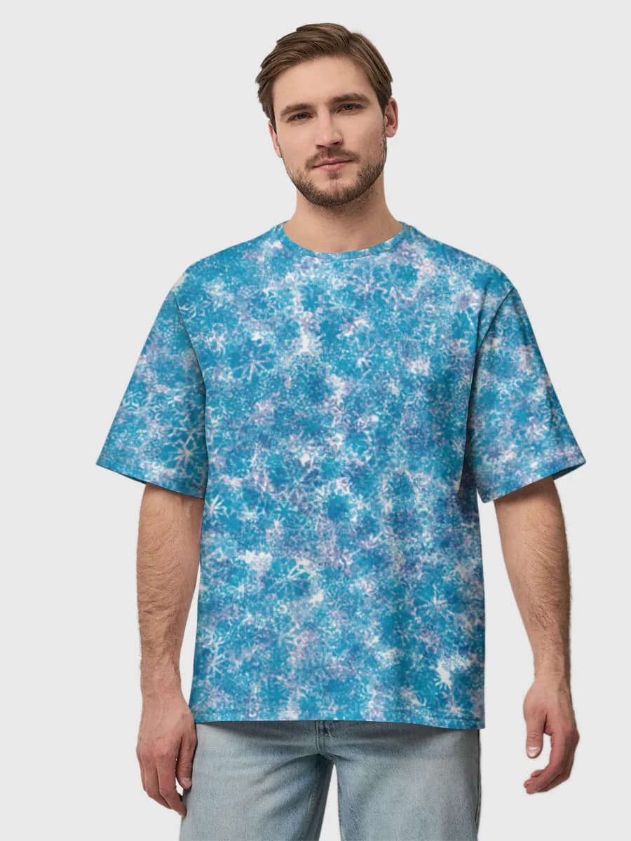 Camiseta de algodón extragrande para hombre