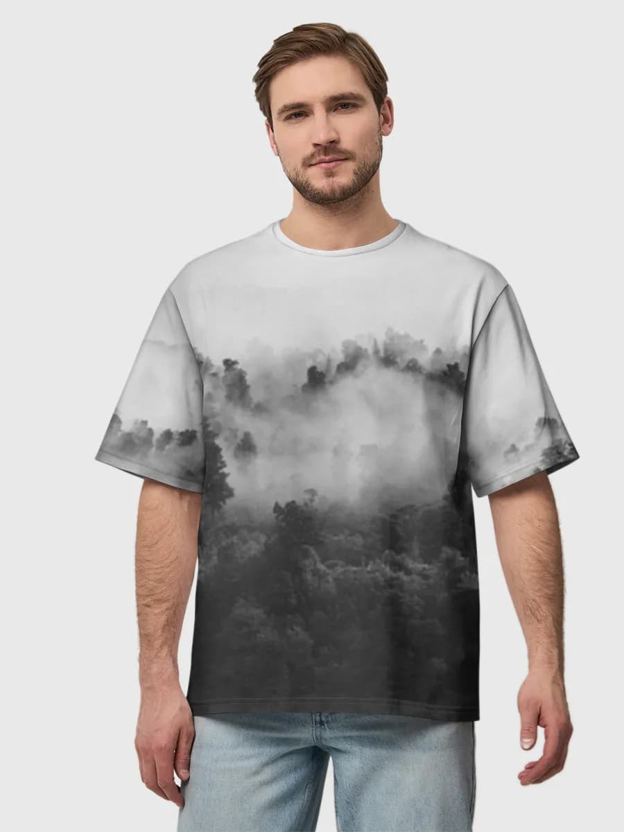 Men's oversized cotton T-shirt