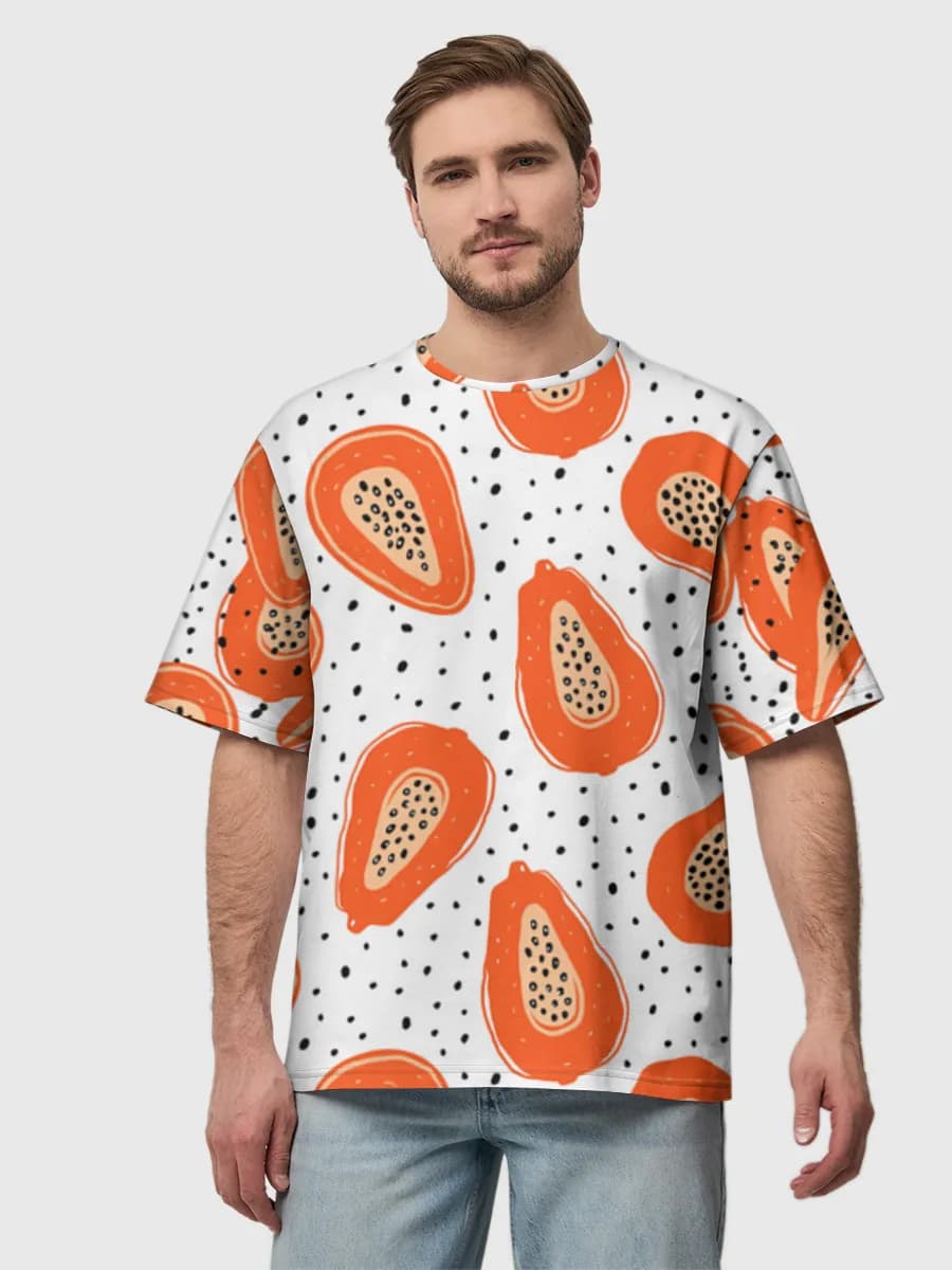 Men's oversized cotton T-shirt