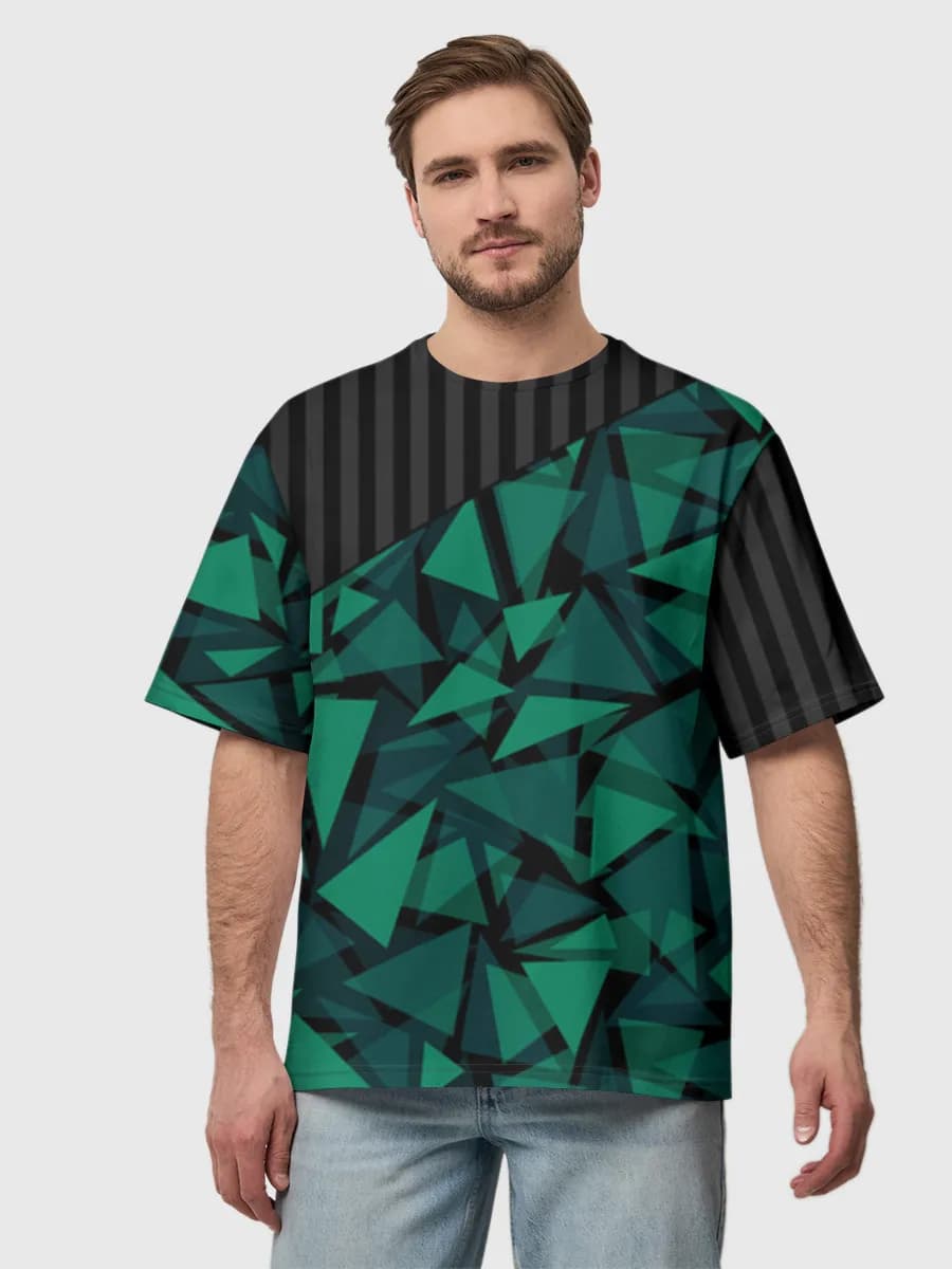Men's oversized cotton T-shirt