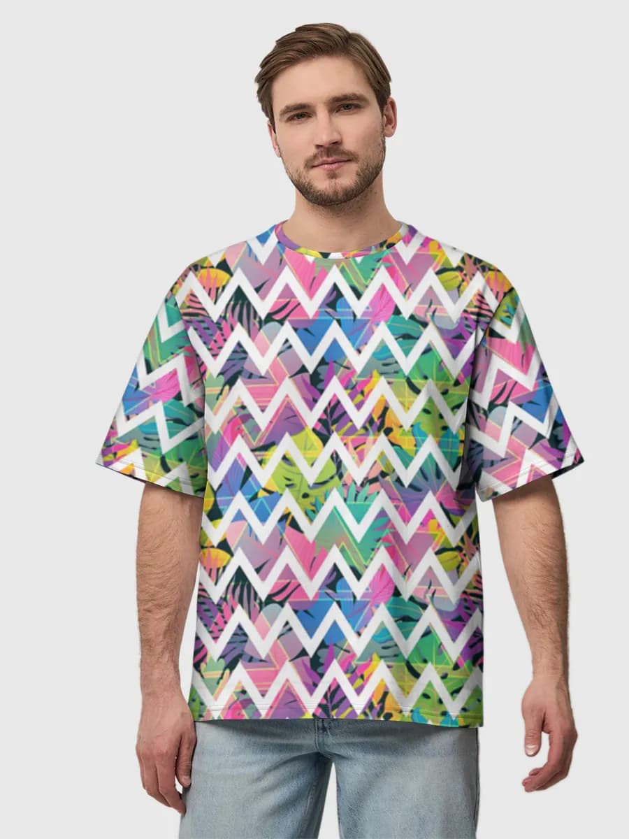 Men's oversized cotton T-shirt