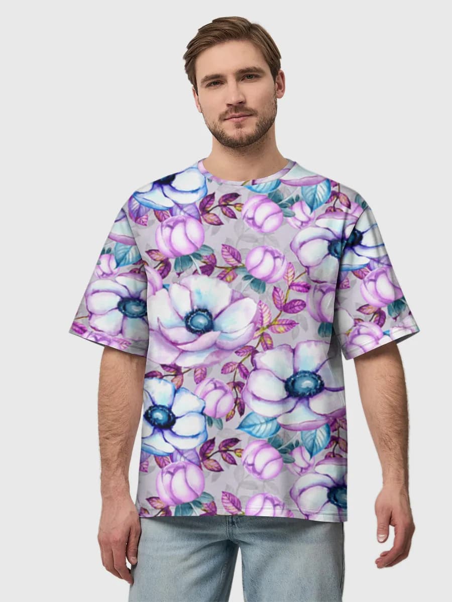 Men's oversized cotton T-shirt