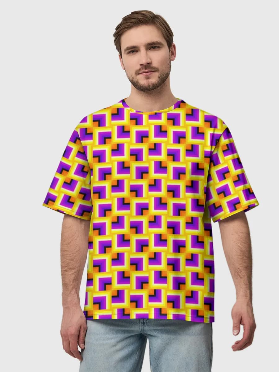 Men's oversized cotton T-shirt
