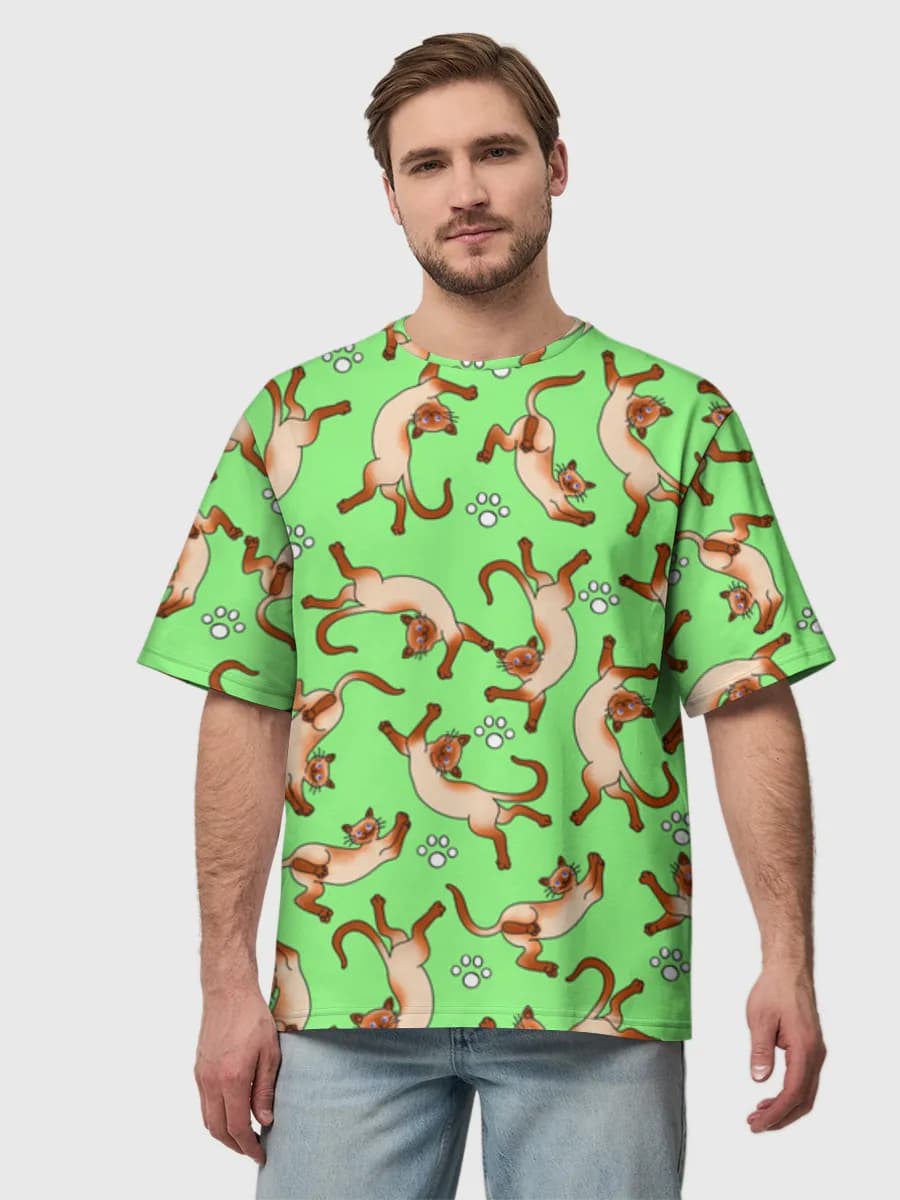 Men's oversized cotton T-shirt