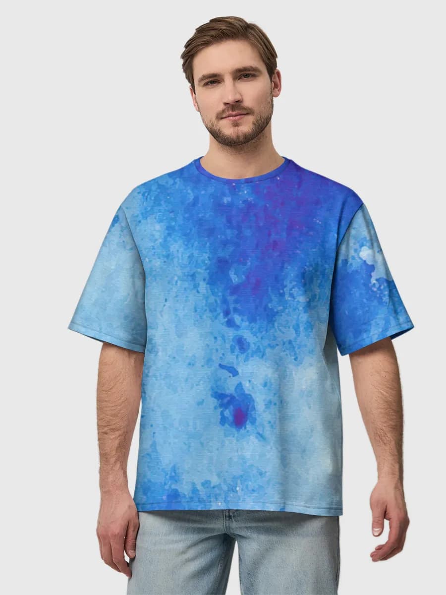 Men's oversized cotton T-shirt