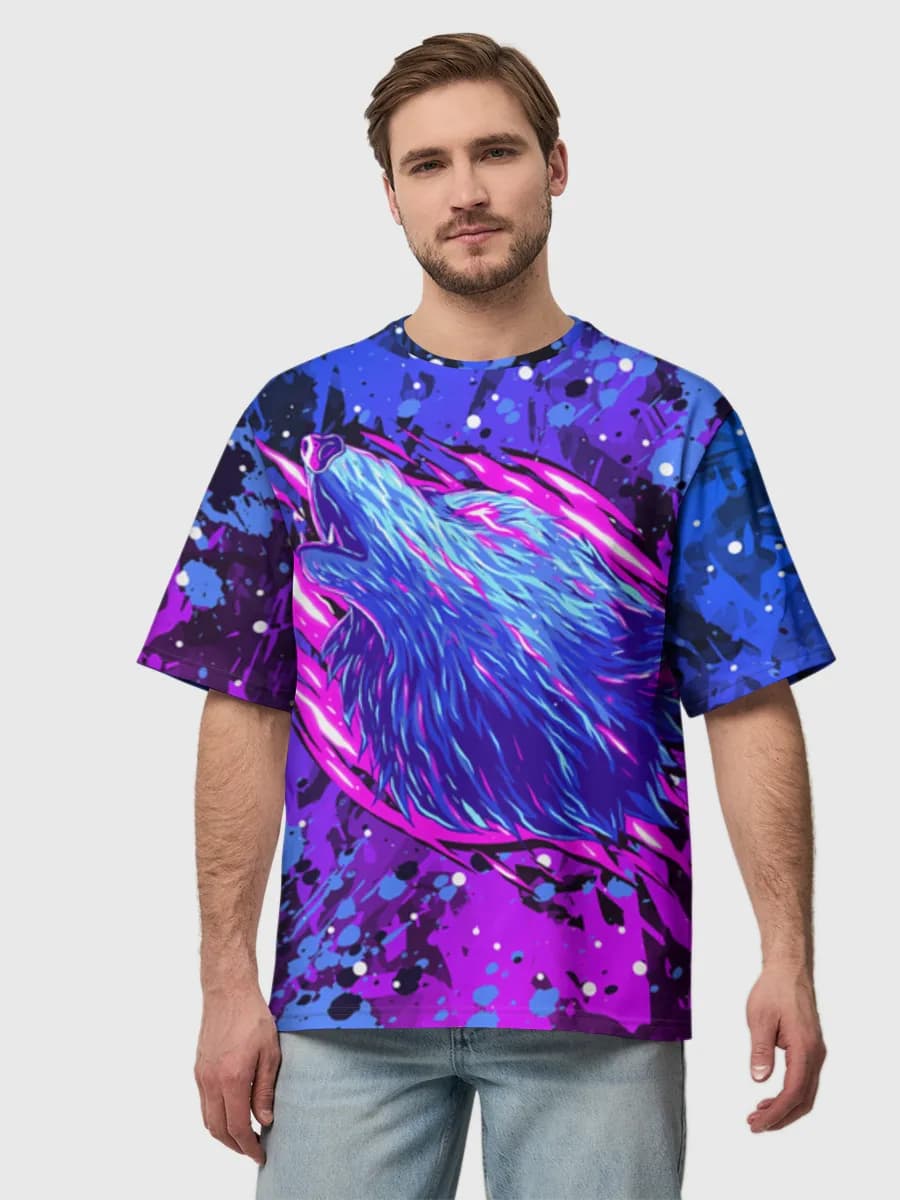 Men's oversized cotton T-shirt