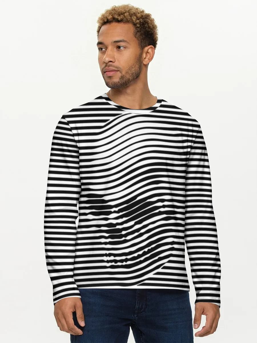 Men's cotton long sleeve shirt