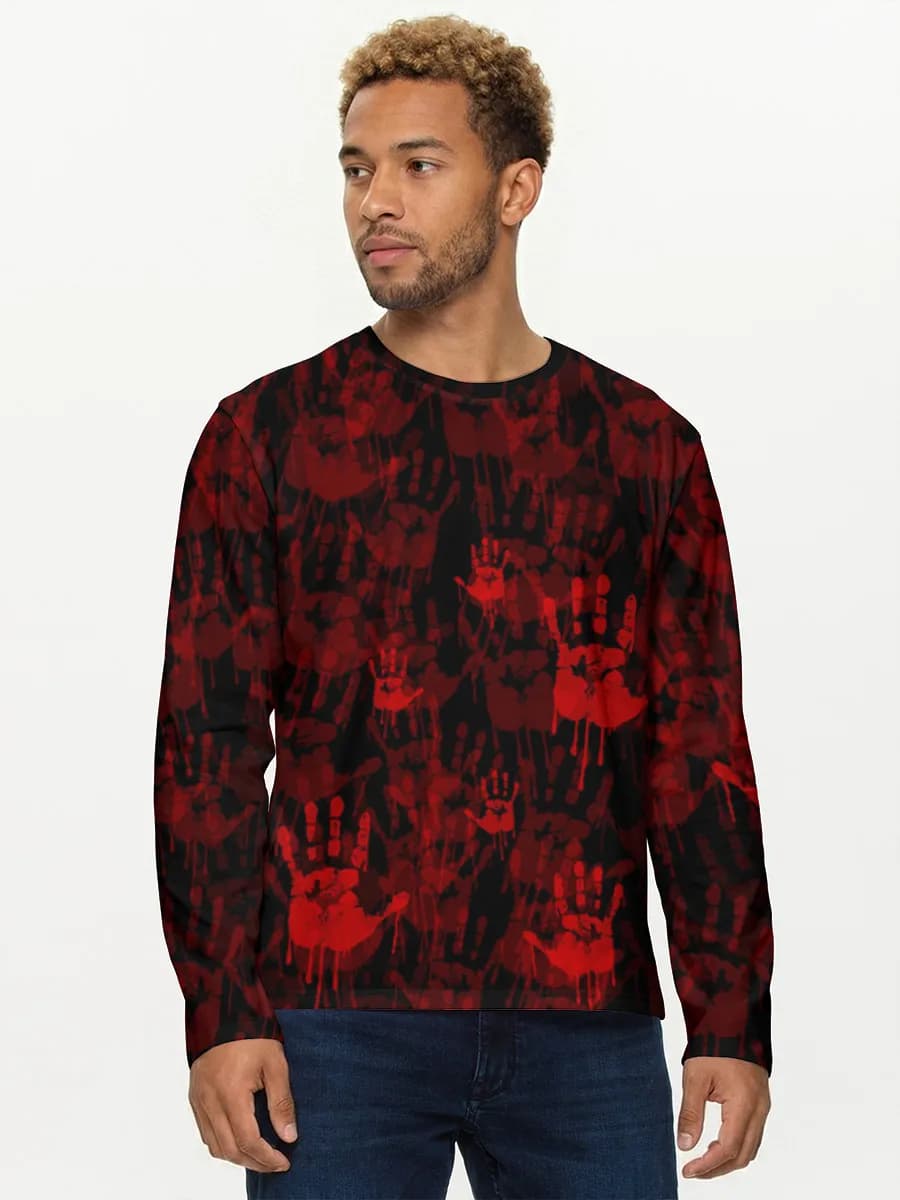 Men's cotton long sleeve shirt
