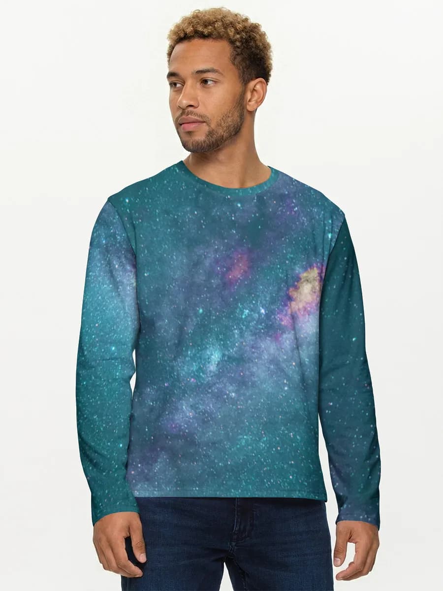 Men's cotton long sleeve shirt