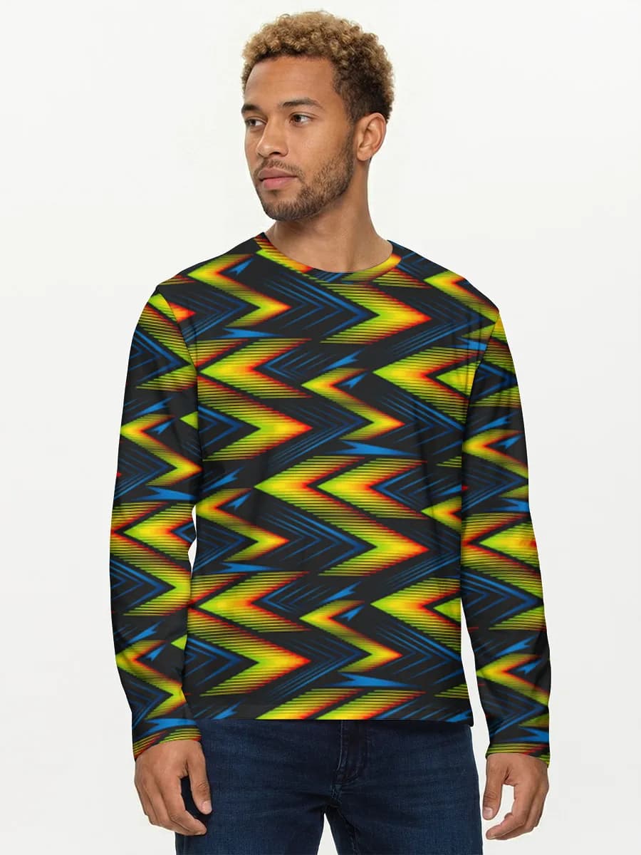 Men's cotton long sleeve shirt