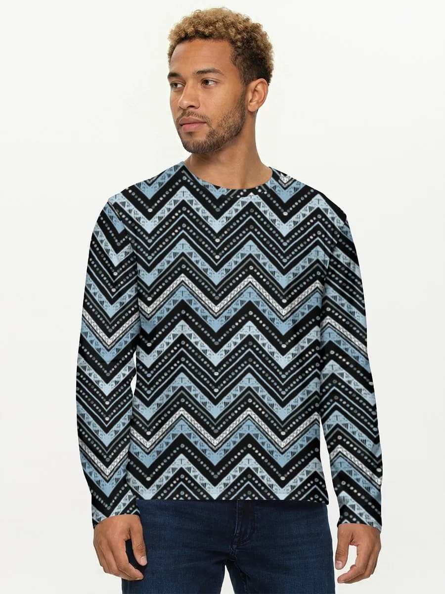 Men's cotton long sleeve shirt