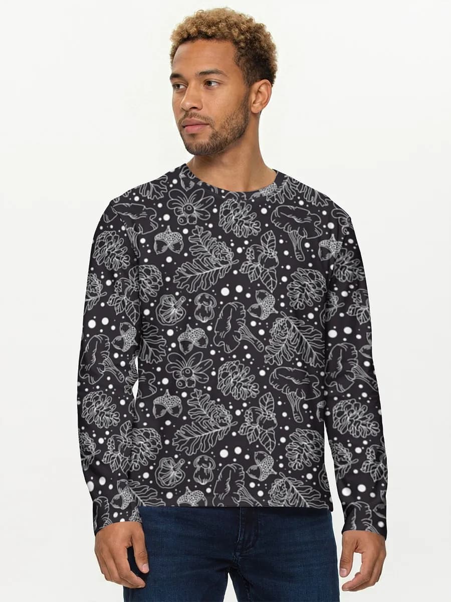 Men's cotton long sleeve shirt