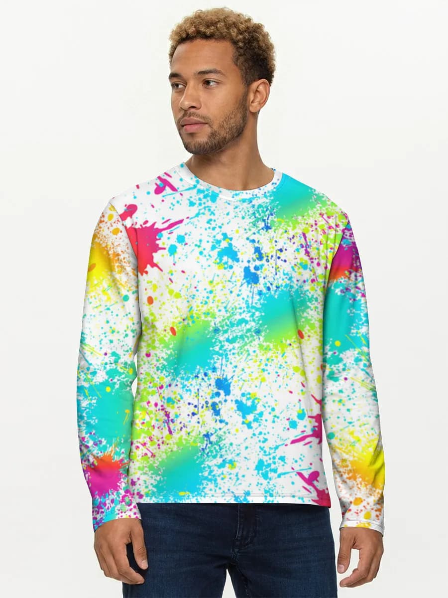 Camisa de manga larga de algodón para hombre