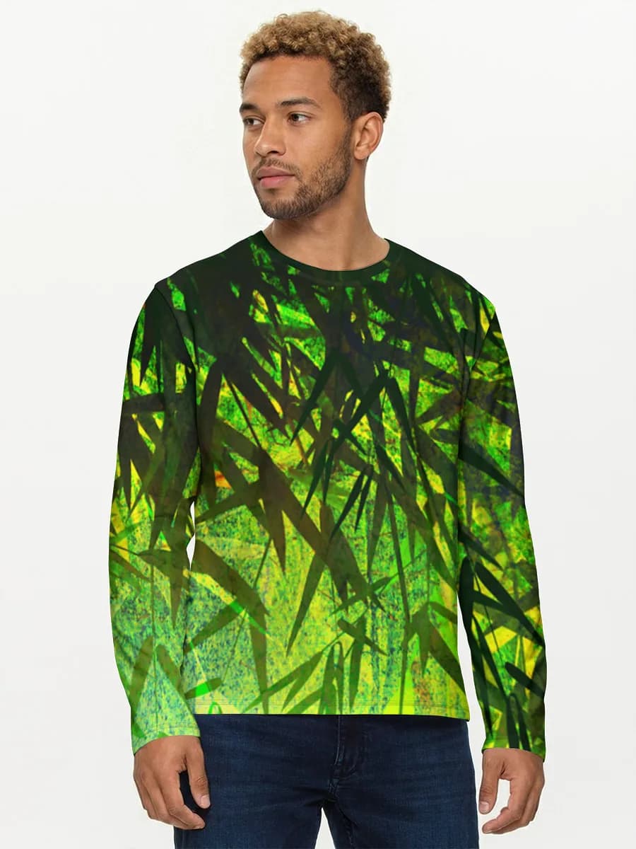 T-shirt Coton Manches Longues Homme